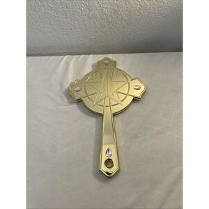 Jeffree Star Cosmetics Gold Chrome Cross Mirror Condition 13 X 8 No Box Bling